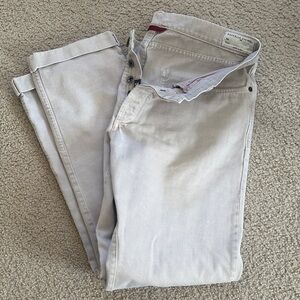 Brunello Cucinelli Cream Jeans 38x42